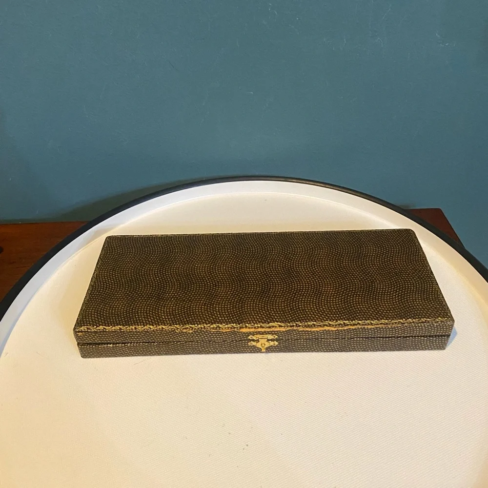 Vintage Pastry Cake Petit Four Server In Original Box